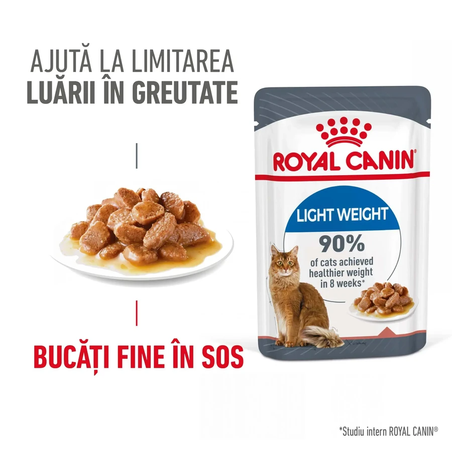 ROYAL CANIN Light Weight Care Adult, влажный корм для кошек, для снижения веса, (в соусе), 85г: цены и характеристики