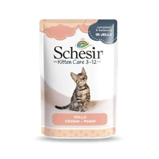 Schesir Kitten Курица в желе, 85 г