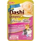 INABA Churu Dashi Delights Ніжні пластівці з куркою та лососем, пакетик вологого беззернового корму для котів, (топпінг), 40г