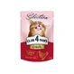 CLUB 4 PAWS Premium Selection Strips, Курка, вологий корм для котів у пакетиках, (в соусі), 85г