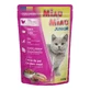 MIAU MIAU Kitten, Курка, вологий корм у пакетиках для котів молодшого віку, (в соусі), 100г
