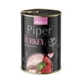 PIPER Animals, XS-XL, Індичка та броколі, консерви, беззерновий вологий корм для собак, (в асорті), 400г