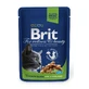 BRIT Premium Sterilised, Chicken, саше стерилизованный влажный корм для кошек, (в соусе), 100 г