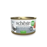SCHESIR Complementary In Jelly, тунець та кальмари, вологий консервований корм для котів, (в аспіді), 70г