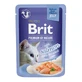 BRIT Premium by Nature Delicate File, лосось, вологий корм для котів у пакетиках, (в аскорбінці), 85г