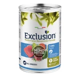 ЭКСКЛЮЗИВ Mediterraneo Mediterraneo Monoprotein Formula, XS-XL, Тунец, консервированный однобелковый влажный корм для собак, (паштет), 400г