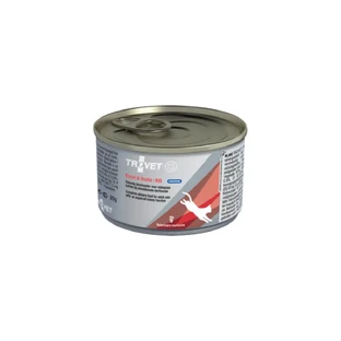 TROVET Renal & Oxlate RID, курица, ветеринарный рацион, влажный консервированный корм для кошек, почечная система, мочевыделительная система, (паштет), 100 г