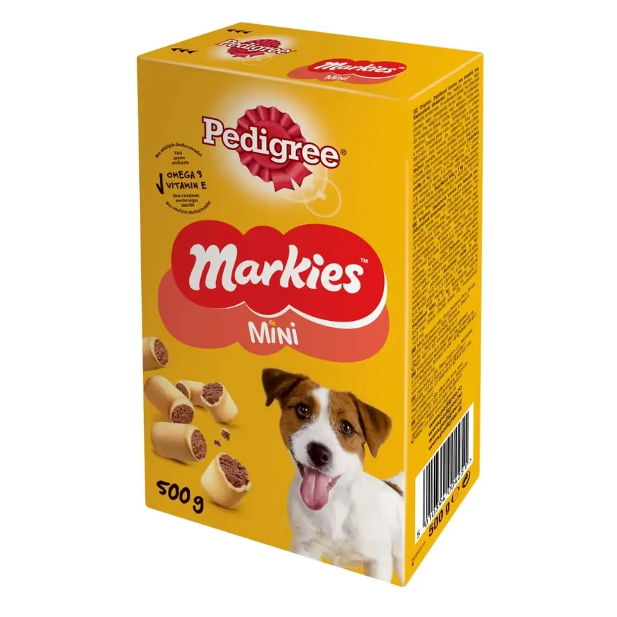 PEDIGREE Markies Minis, ласощі для собак, печиво, зі смаком кісткового мозку, 500г: ціни та характеристики