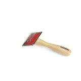 CAMON Щітка з дерев'яною ручкою, M, для собак, 4,5x9см