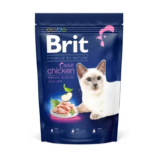 BRIT Premium by Nature, курица, сухой корм для кошек, 1,5 кг