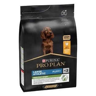 PURINA Pro Plan Athletic Puppy L, Chicken, сухой корм для собак младшего возраста, спортивного телосложения, 3 кг