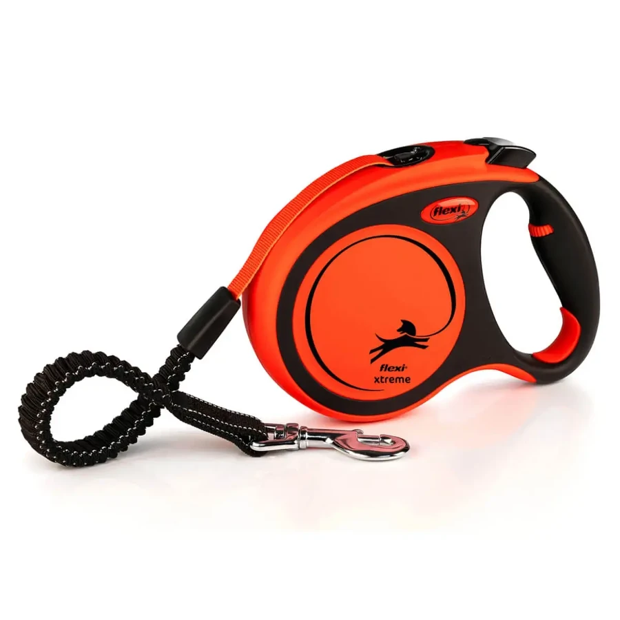 FLEXI Xtreme, повідець для собак, що втягується, нейлоновий, помаранчевий, L(65 кг, 5 м): ціни та характеристики