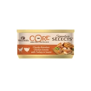 Wellness Core Signature Select Wellness Core Signature Select Влажный корм с курицей и индейкой в соусе, 79 г.