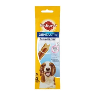 PEDIGREE DentaStix DentaStix Щоденний догляд за ротовою порожниною, ласощі для собак середнього розміру, палички, 3шт