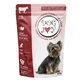 DOG JOY, XS-S, Говядина, саше влажный корм для собак, (в соусе), 100г