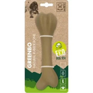 M-PETS Greenbo, жевательная игрушка для собак L, прорезыватель, резина, коричневый, 20 см