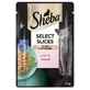 Влажный корм для кошек SHEBA Select Slices, Salmon, саше, (в соусе), 85 г