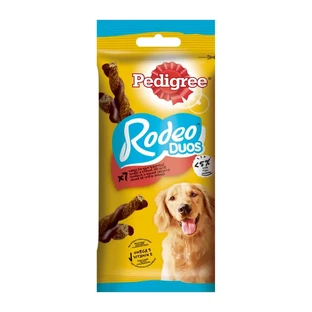 PEDIGREE Rodeo Duos, лакомства для собак, говядина и сыр, 7шт