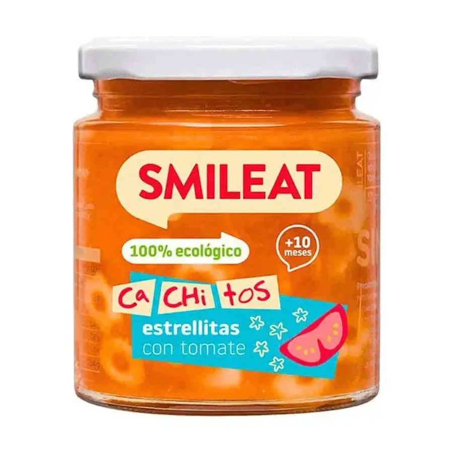 Smileat Маленька баночка з макаронними шматочками з помідорами, 230 грамів: ціни та характеристики