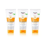 Eucerin Body Oil Control Dry Touch Сонцезахисний гель-крем SPF 50+, 3X200 мл