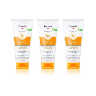 Eucerin Body Oil Control Dry Touch Sun Gel Cream SPF 50+, 3X200 Ml