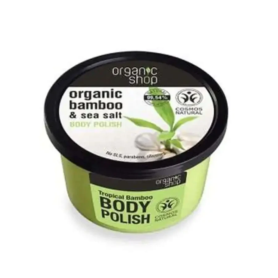 Organic Shop Отшелушивающий скраб для тела Бамбу Тропический 250 мл: цены и характеристики