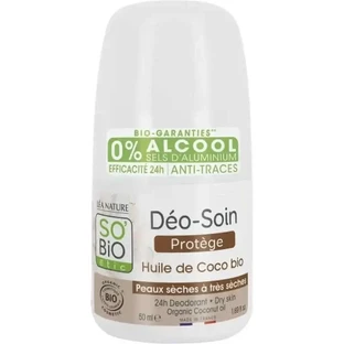 So'Bio Etic Protective Deodorant 24H Coconut Roll-On 50Ml