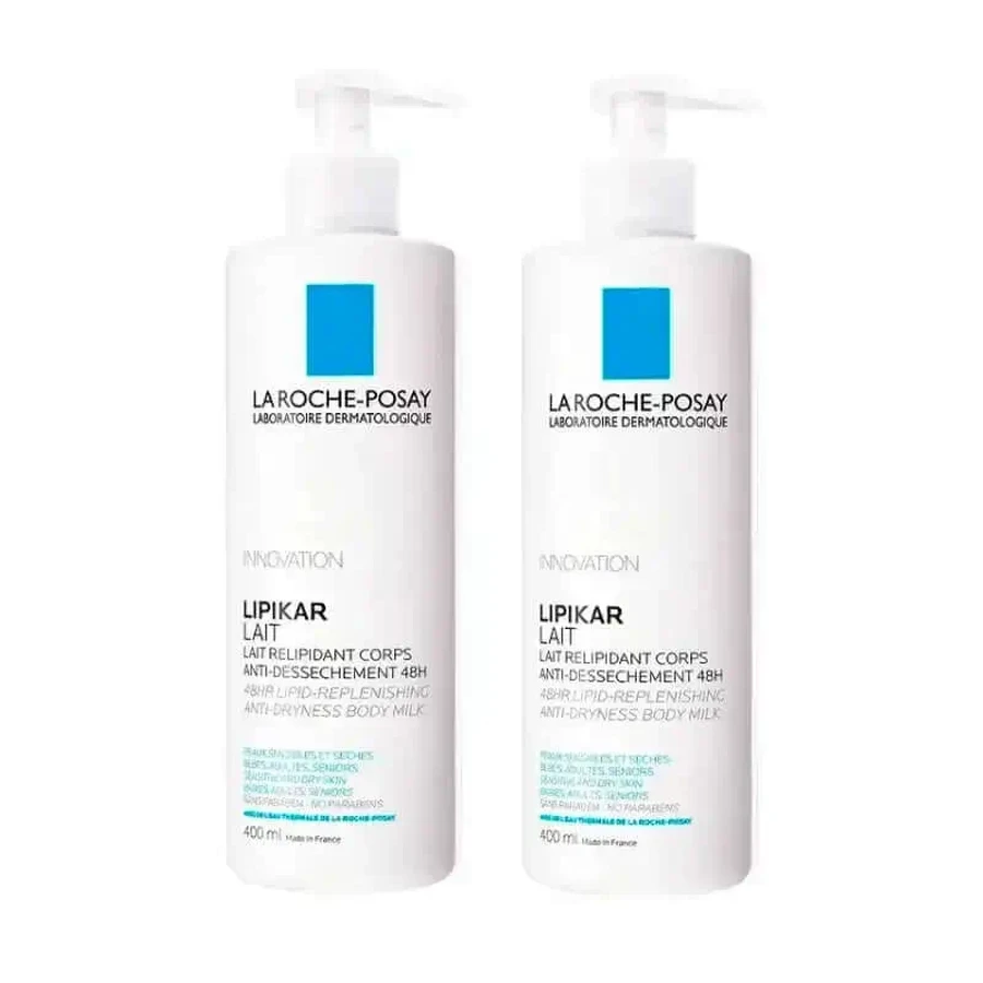 La Roche Posay Lipikar Молочко, упаковка 2 x 400 мл: цены и характеристики