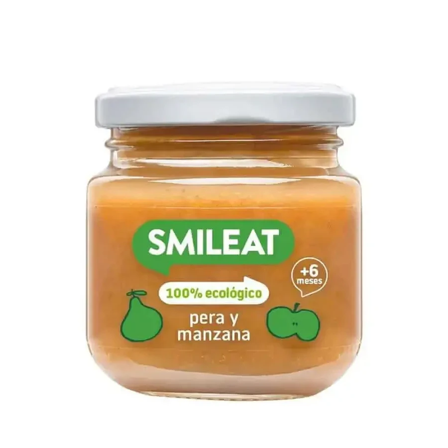 Smileat Испанская банка с грушей и яблоком, 130 г: цены и характеристики