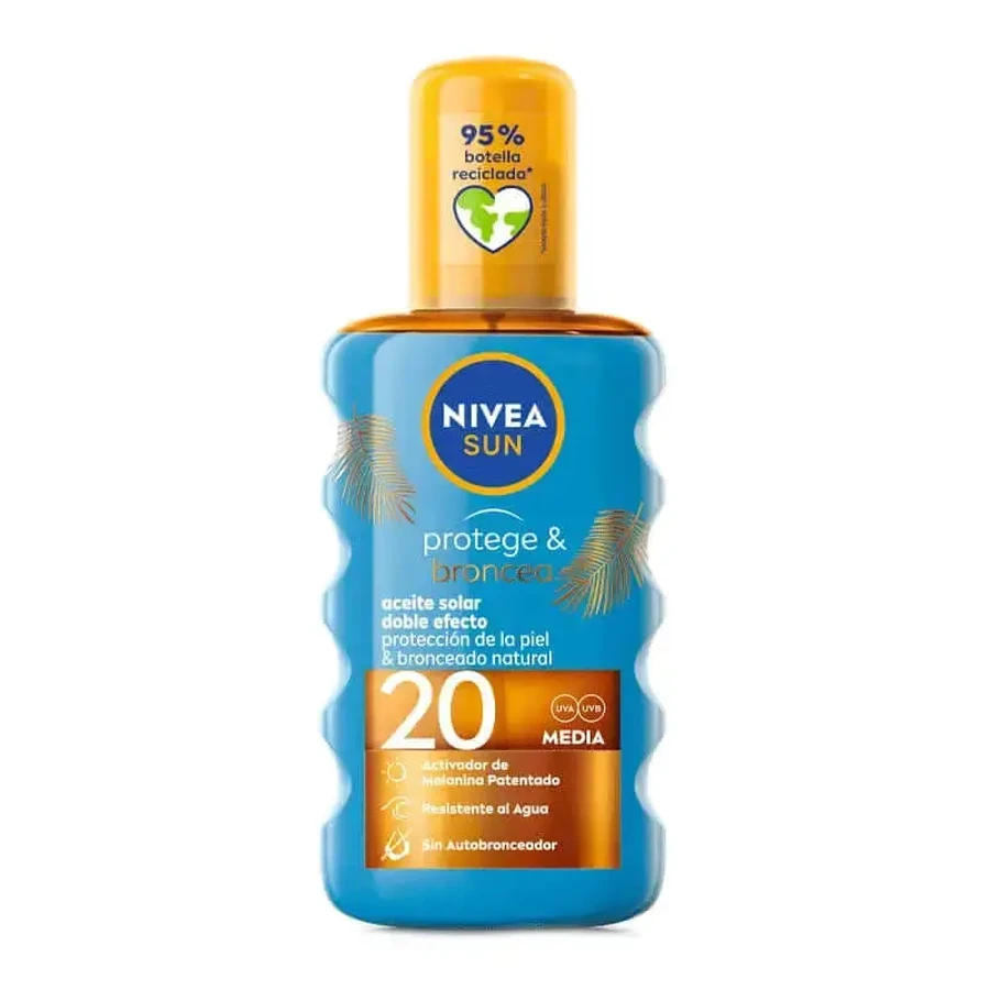 NIVEA Sun SPF20 Protect & Tan Активирующее солнцезащитное масло, 200 мл: цены и характеристики