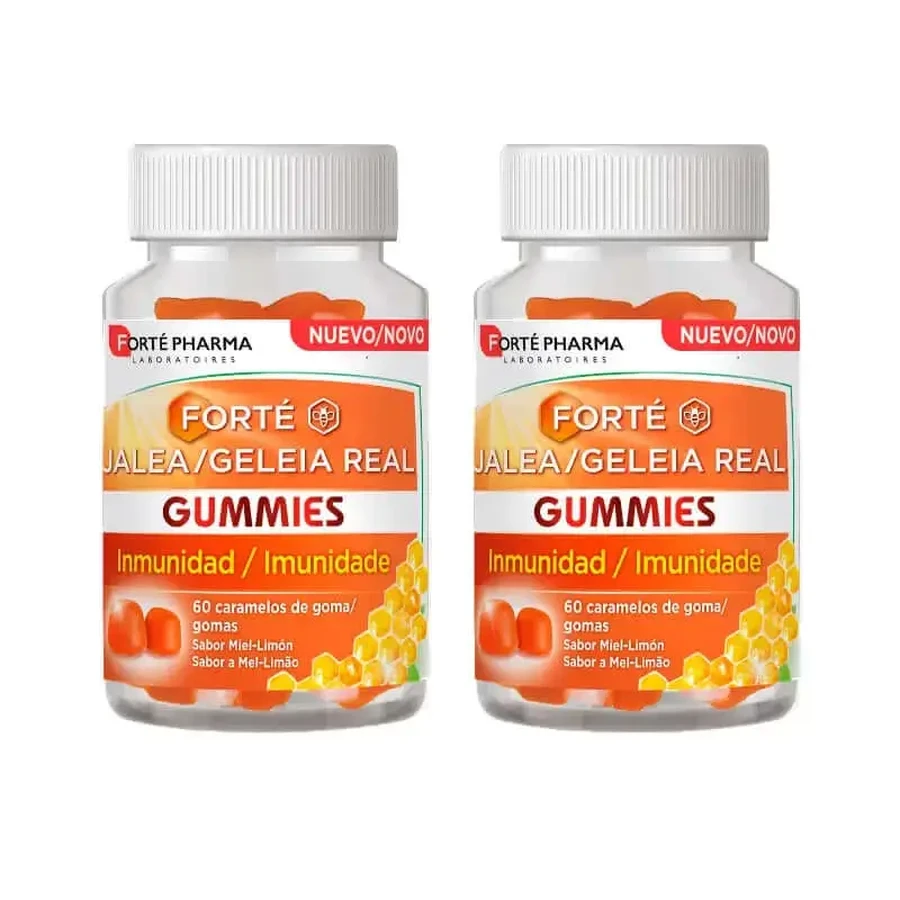 Льодяники Forté Pharma Duplo Forté Королівські желейні, 2 х 60 льодяників: ціни та характеристики