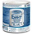 Бинт эластичный ленточный Белоснежка медицинский высокой растяжимости 8 см х 4 м
