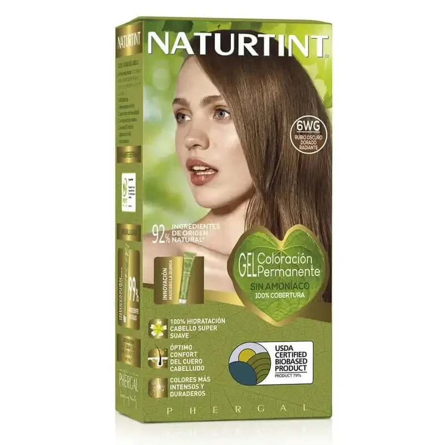 Naturtint Permanent Colouring Перманентное окрашивание без аммиака 6Wg - Radiant Golden Dark Blonde: цены и характеристики