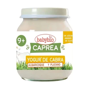 Babybio Капреа козячий йогурт Абрикос Банан, 130 г