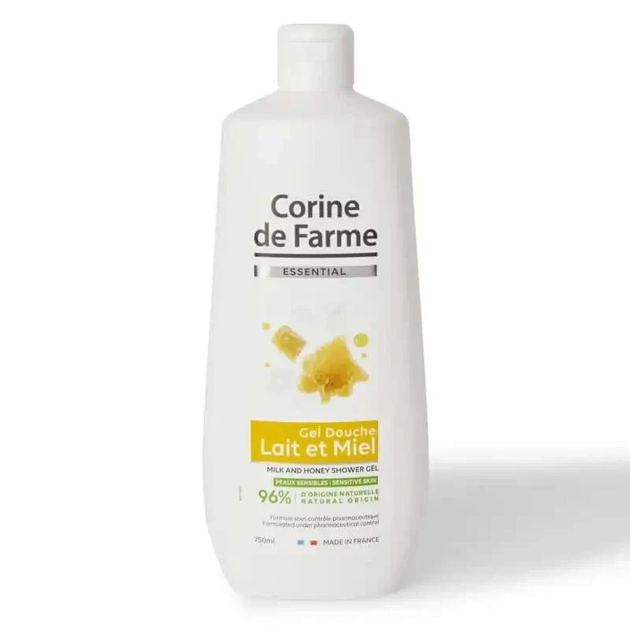 Молочно-медовий гель для душу Corine De Farme, 750 мл: ціни та характеристики