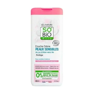 Гель для душу з алое для чутливої шкіри So'Bio Etic Sensitive Skin 650 мл