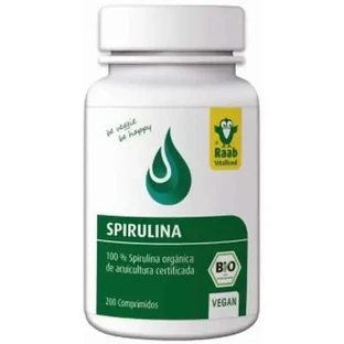 Raab Vitalfood Spirulina Seaweed 200Caps Bio Sg Vegan