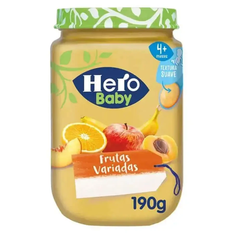 Hero Baby Ассорти из фруктовых баночек, 190 г: цены и характеристики