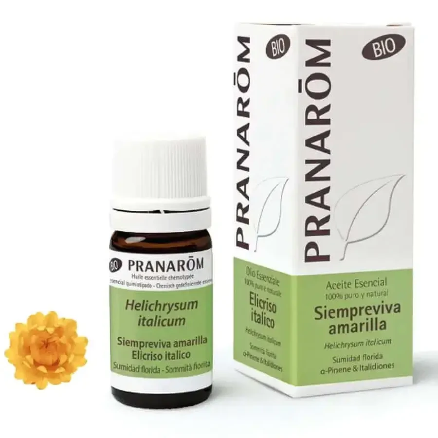 Ефірна олія жовтого безсмертника Pranarom Oils Ефірна олія жовтого безсмертника біо 5 мл: ціни та характеристики
