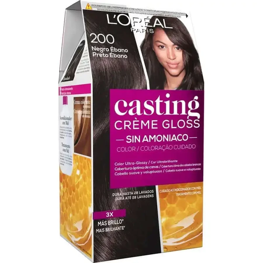 L'Oréal Paris Casting Creme Gloss Colour Bath 200 Ebony Black: ціни та характеристики