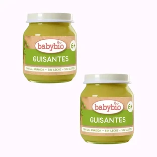 Горошок Babybio Babybio, упаковка 2 x 130 грамів
