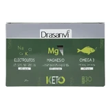 Drasanvi Keto Pack Электролиты 60 капсул + магний 60 таблеток + Омега 3, 30 жемчужин
