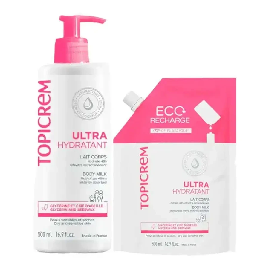 Topicrem Infinite Body Moisturising Pack 500 ml + Refill: цены и характеристики