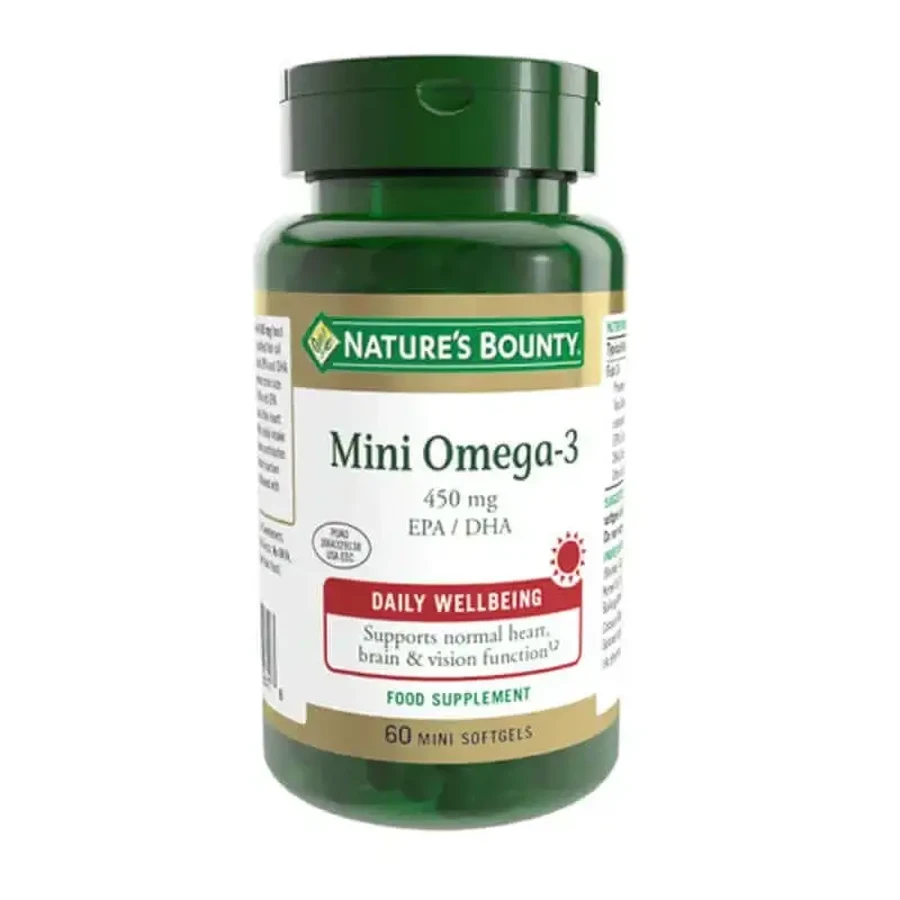 Nature'S Bounty Mini Омега-3 450 мг - 60 льодяників: ціни та характеристики