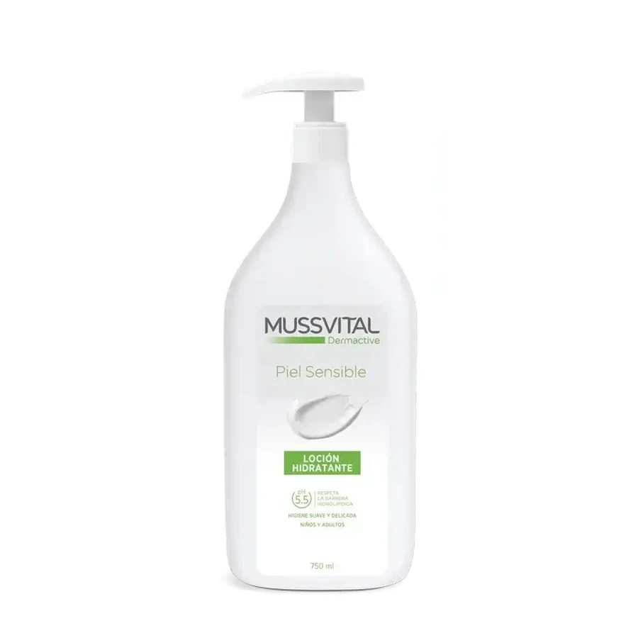 Зволожуючий лосьйон для чутливої шкіри Mussvital Dermactive, 750 мл: ціни та характеристики
