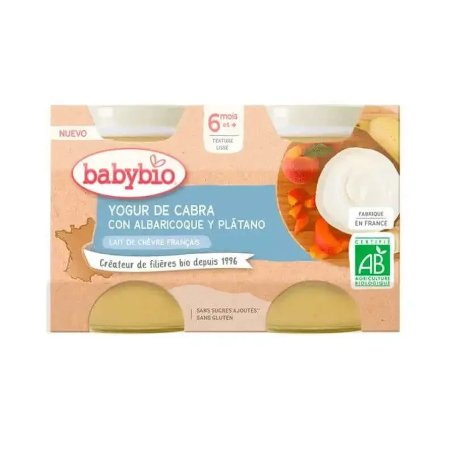 Babybio Абрикосово-банановий йогурт - 2X130 г: ціни та характеристики