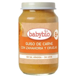 Babybio Яловичина тушкована з морквою та сливами, 200 г