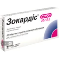 Зокардис плюс 30/12,5 табл. п/плен. оболочкой блистер №28