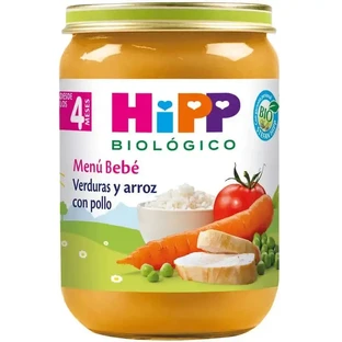 Овочево-рисовий тарт Hipp Bio з куркою, 190 г