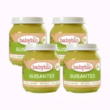 Babybio Babybio Горох, упаковка 4 x 130 грамм